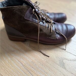 Brown Leather Women's Boots